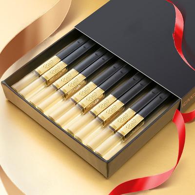 Bacchette resistenti al calore Set da tavola nero Bacchette per mangiare sushi Tagliatelle piccanti Cibo cinese Utensili da cucina per la casa