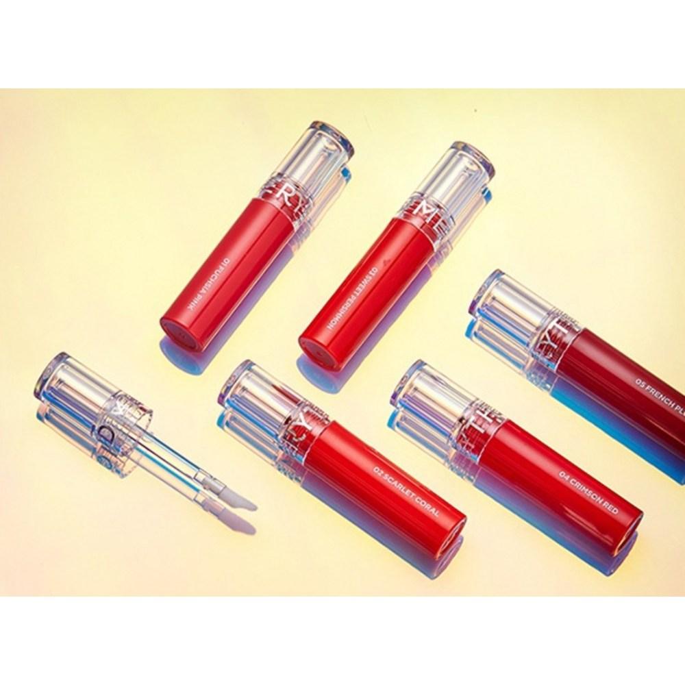 Merry Sword Lil Tattoo Water Lip Tint 2.7g X 3 Types Set, SET2 Scarlet Coral + Sweet Pearl Simone + Crimson Red, 1 Set