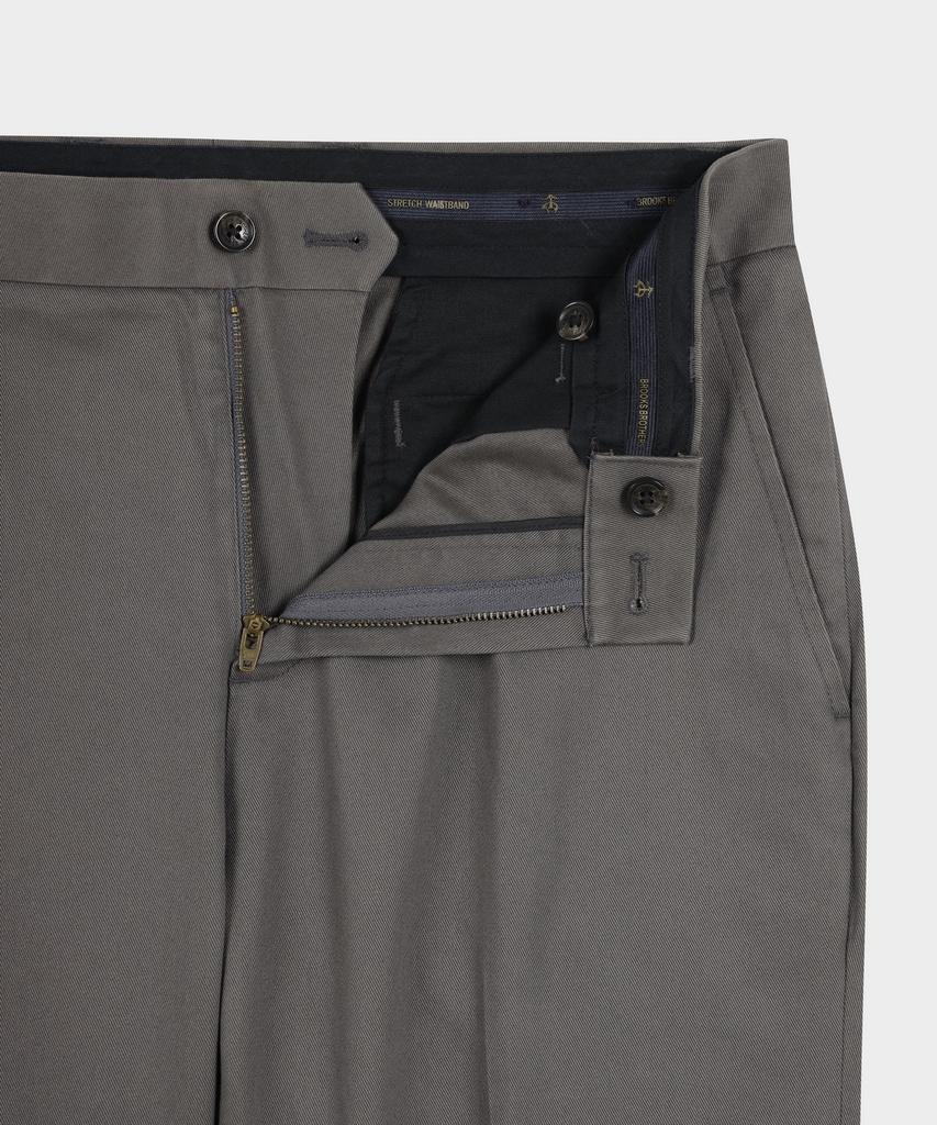 BROOKS BROTHERS Regular Fit Heavyweight Advantage Chino (Magnet) (Bbpcmmz532)