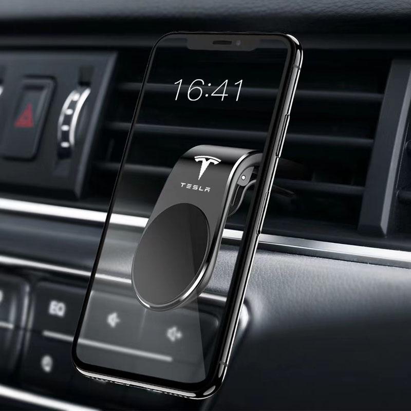 CSNK3 JXWV8 car Magnetic Phone Holder in Car Phone Stand Clip Bracket Mount Car Suppot Phone Holder for Tesla Model 3 Model Y Model S X