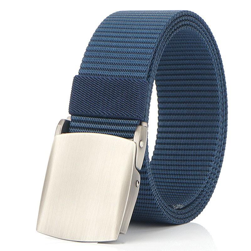 

TUSHI Youth Outdoor Sports Nylon Belt Canvas Men Young Student Simple Automatic Buckling 120cm