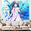 Kawaii HOT Girl Nekopara Tapestry Decoration Bedroom Dormitory Background Cloth Holiday Home Party Living Room Club Tapestry