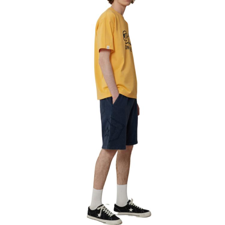 Converse Star Chevron Casual Shorts Men's Blue MCH593-BFK