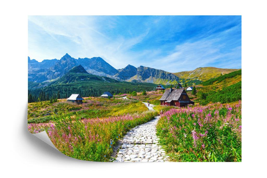 Photomural Mountains Washable Fleece 416x290