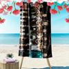 German Football Association Print Beach Towel, Large Soft Quick Dry Towel for Beach Camping Swimming