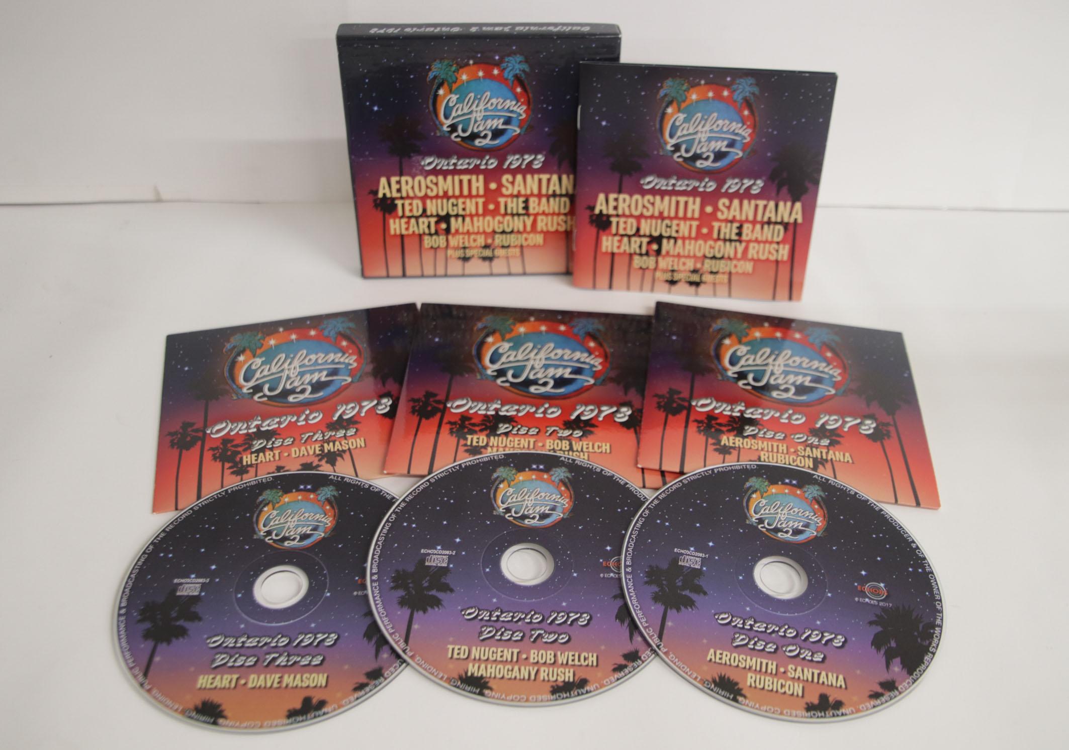

CD VARIOUS California Jam 2 Ontario 1978 ECHO3CD2083 ECHOES 2017 US Rock Used