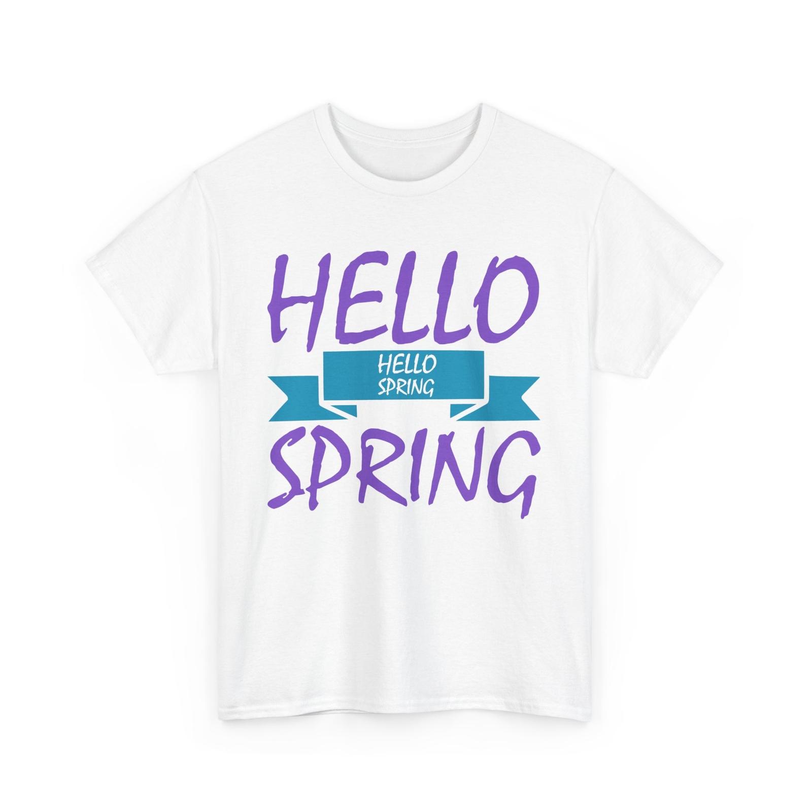 

Футболка Hello Spring | Футболка для любителя свежих цветов и солнца | S