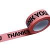 Cute Colorful Packaging Tape High Strength High Viscosity Decorative Tape OPP Material Thank You Tape Letter Print