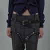 LCDC™ Belted Tailored Trousers_Checked (Brown)