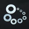 500Pcs Durable Seals O Ring Assortment Kit Nylon Washer 8 Sizes M2-M10 Plane Spacer Black White Flat Insulation Gasket Ring