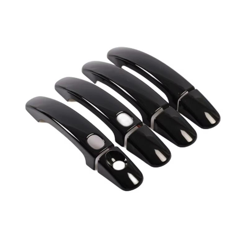 For Ford Focus 2012 2013 2014 2015 2016 2017 2018 ABS Chrome Glossy Black Sticker Car Door Handle Cover Trim Styling Accessories