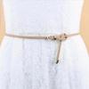 8 Colors for Choose Casual Women Party Thin Pin Buckle Woven Braided Belt Waist Strap Waistband