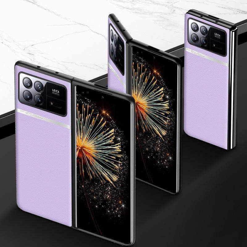 Samsung ZFold5 Liquid Leather Case: Anti-Fall Anti-Fouling Protective Cover, One-Piece Shipping