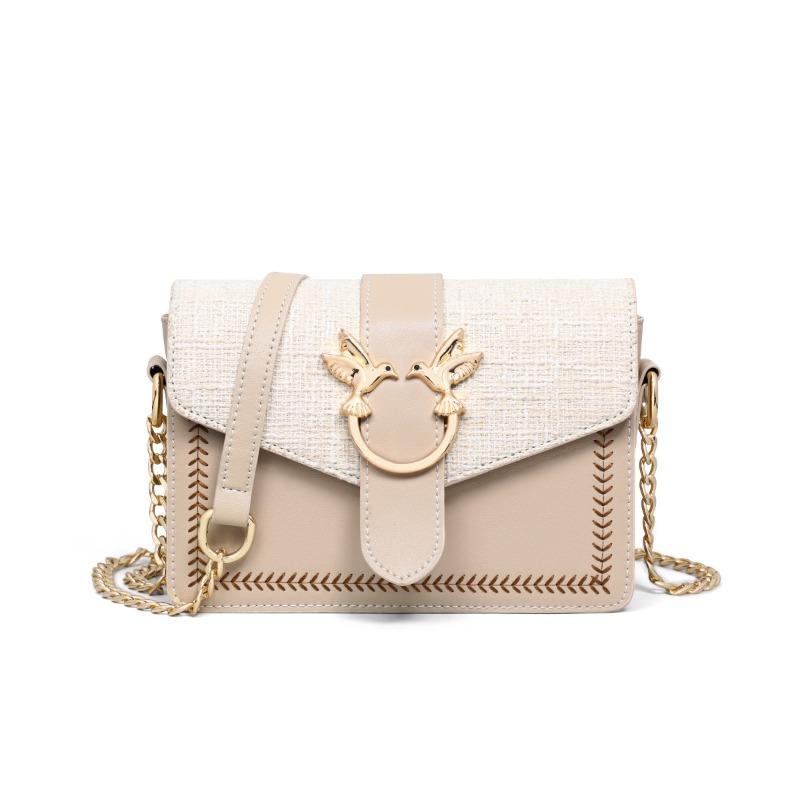 Bag New bag Women's bag Crossbody bag Chain small bag Autumn and winter tide light luxury leather underarm bag