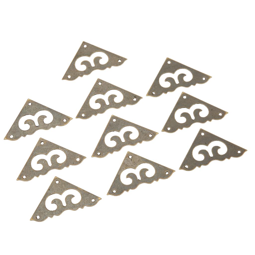 24pcs Corner Protector 3cm Chinese Style Retro Brass Elegance Exquisite Furniture Edge Protection