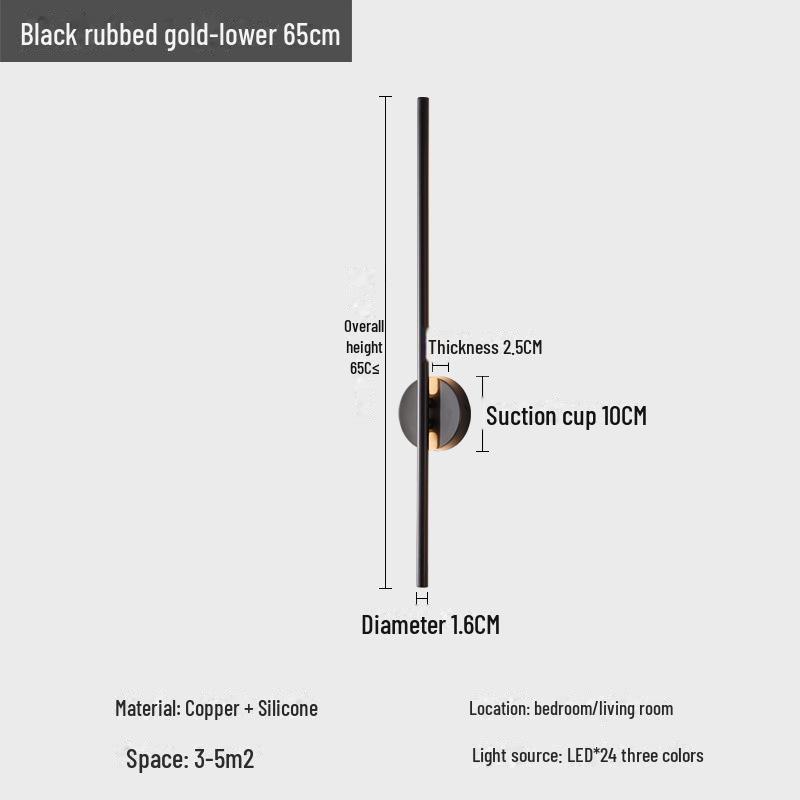 LED Minimalist Modern Wall Lamp for Bedroom/Living Room