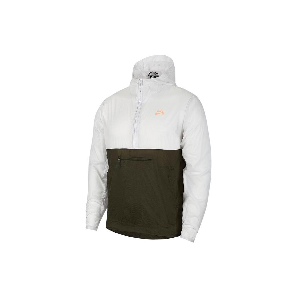 Men s Nike Colorblock Embroidered Logo Zipper Hooded Jacket Colorblock CT5327-078 M