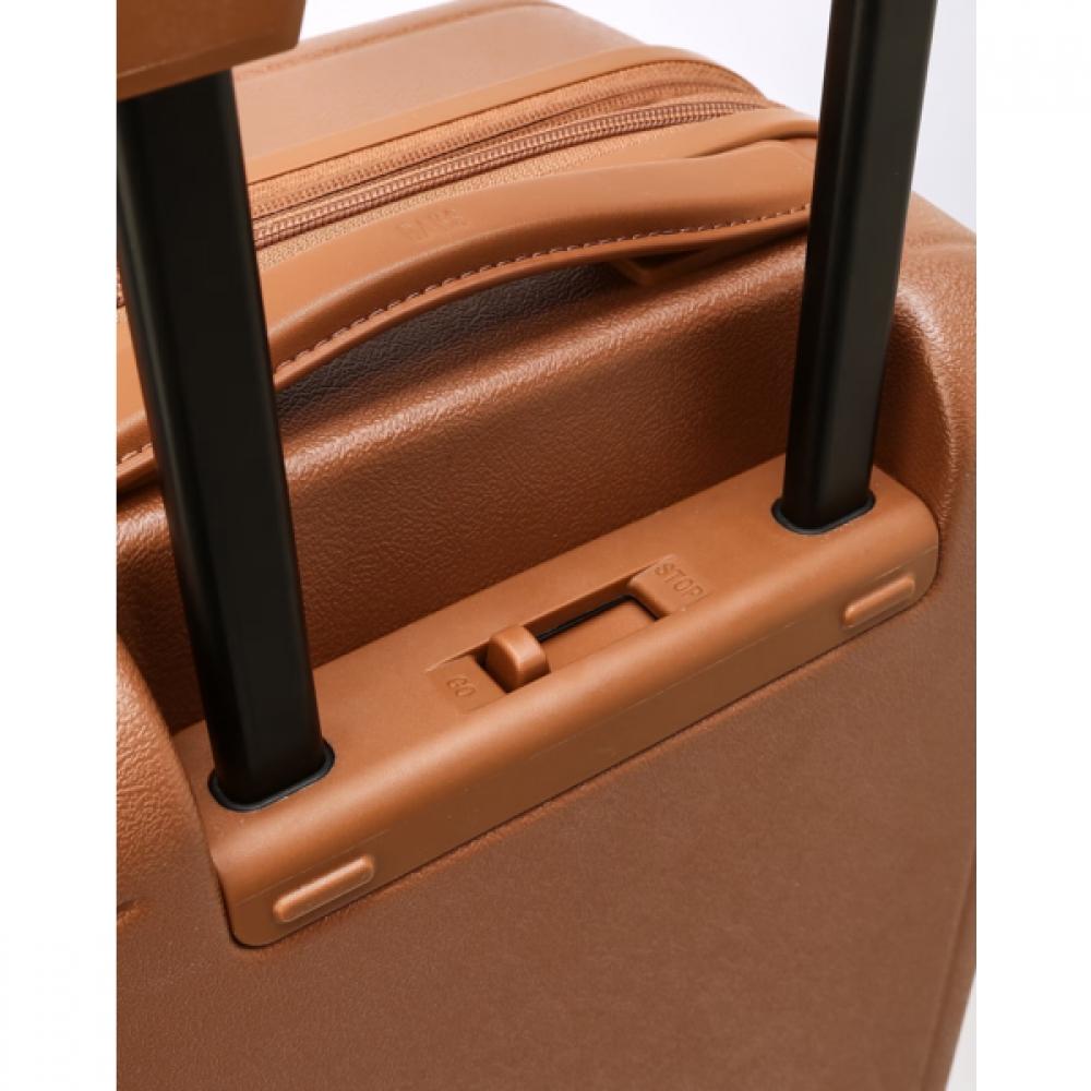 Daks Brown Solid Polycarbonate Hard Carrier 21inch Dbba6e521w2