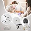 Overseas Spot 25 Inch Half Moon Nail Photography Ring Light UV Led Nail Lamp with Phone Holder Table Lamps for Nail Lash Table