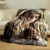 Religious Madonna Prayer Shawl Blanket  Printed Blanket for Living Room Bed Couch lunch break Soft Cozy Blanket for Friend's festival Gift