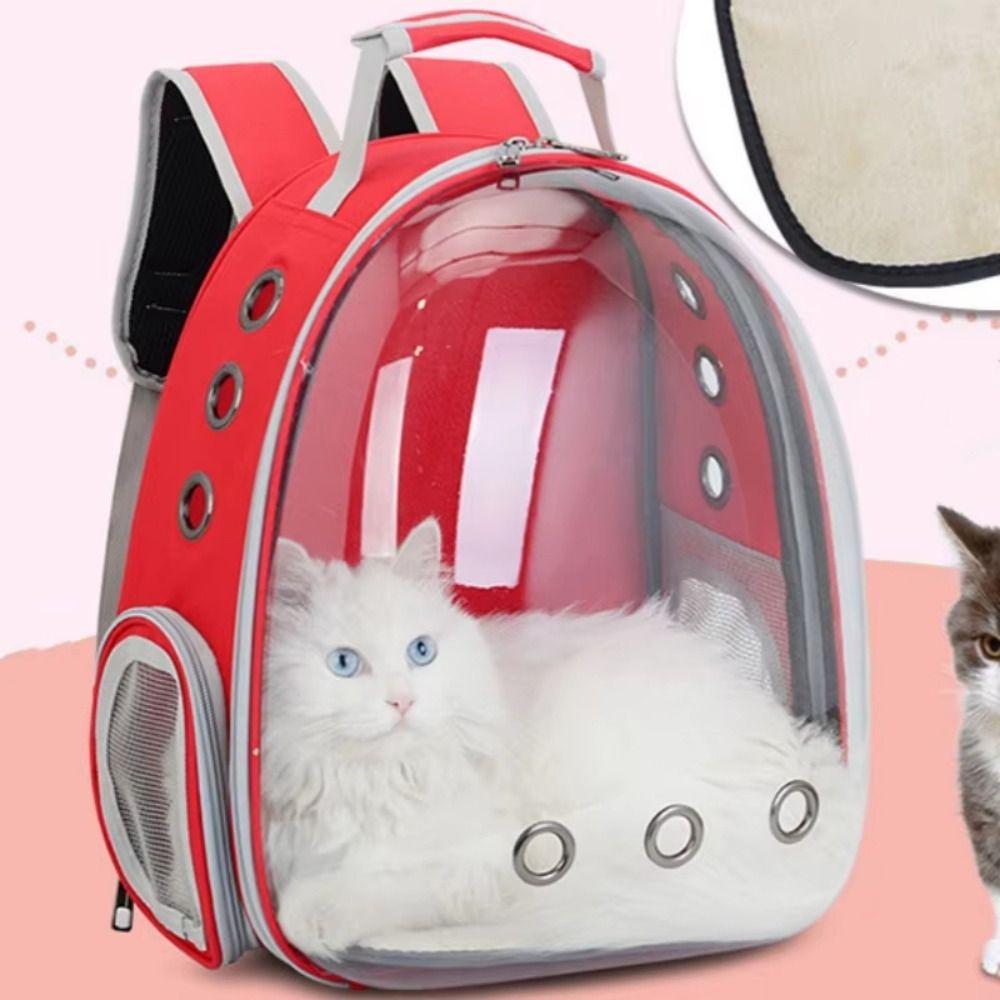 Multi Functional Transparent Pet Carrying Bag Large Space Pet Carrying Backpack  Small Dogs