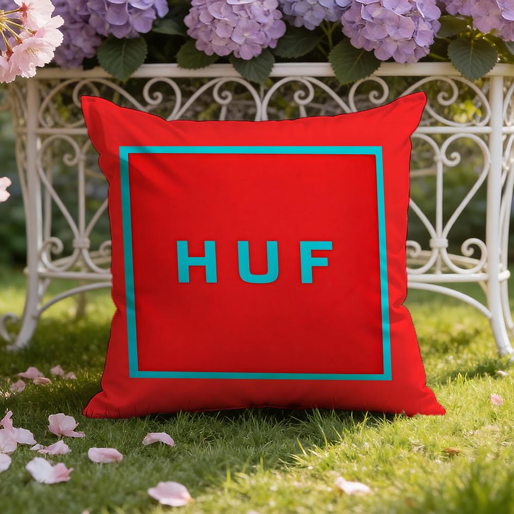 Brand H-Huf Fashion Cushion Cover Home & Car Dual-Scene Pillow Cover: Reversible for Premium Comfort