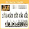 High-quality 30pcs Diamond Coated Hole Saw Set For Effortless Glass Drilling