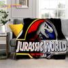 3D Cartoon Jurassic Park Dinosaurier Dino Weiche Flanelldecken, Überwurf Decke Bequeme Decke für Picknick Betten Zuhause Schlafzimmer Kinder