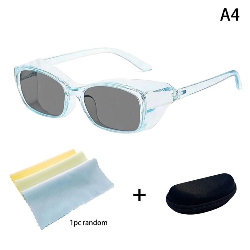 1 Set Retro Riding Goggles Anti-Splash Cycling Protective Glasses Windproof Sand Protection Sunglasses With Storage Box