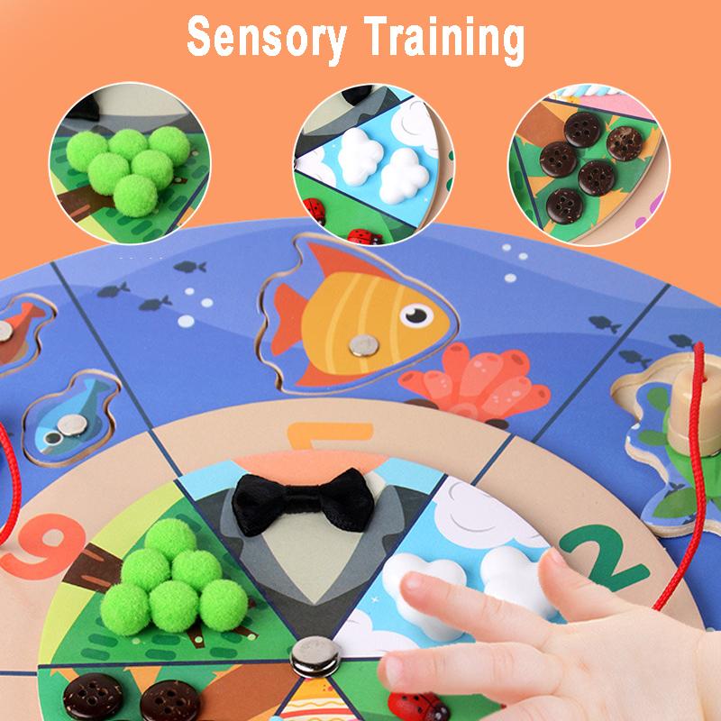 Toddler Magnetic Fishing Game Montessori Parish Toy Number Cognition Fine Motor Training Sensory Toy Baby Education Creative Toy