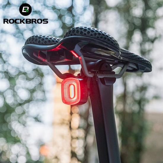 ROCKBROS Bike Taillight Rechargeable LED Cycling Rear Lights Back Bicycle Light