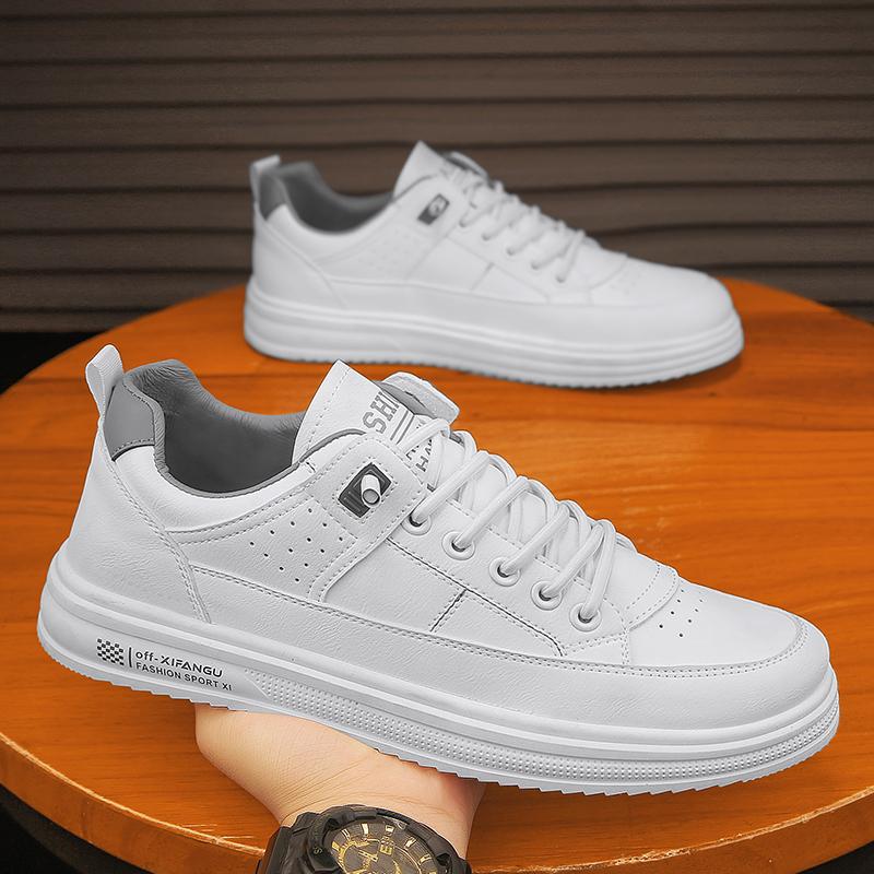 

Мужские кроссовки, белая повседневная обувь, мужская оригинальная легкая роскошная обувь для мужчин, дышащие мужские кроссовки на плоской подошве 39 белый