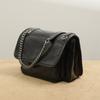 Dámská crossbody taška z pravé kůže s řetízkovým popruhem Měkká vintage aktovka přes rameno DenníStreetwear