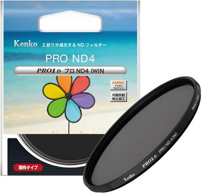 Kenko ND Filter PRO1D Pro ND4 N na zníženie svetelného výkonu vyrobený v 726235 (W) 72 mm, stmievanie, 1/4, farebne neutrálny, Japonsko, [Špeciálne balenie]