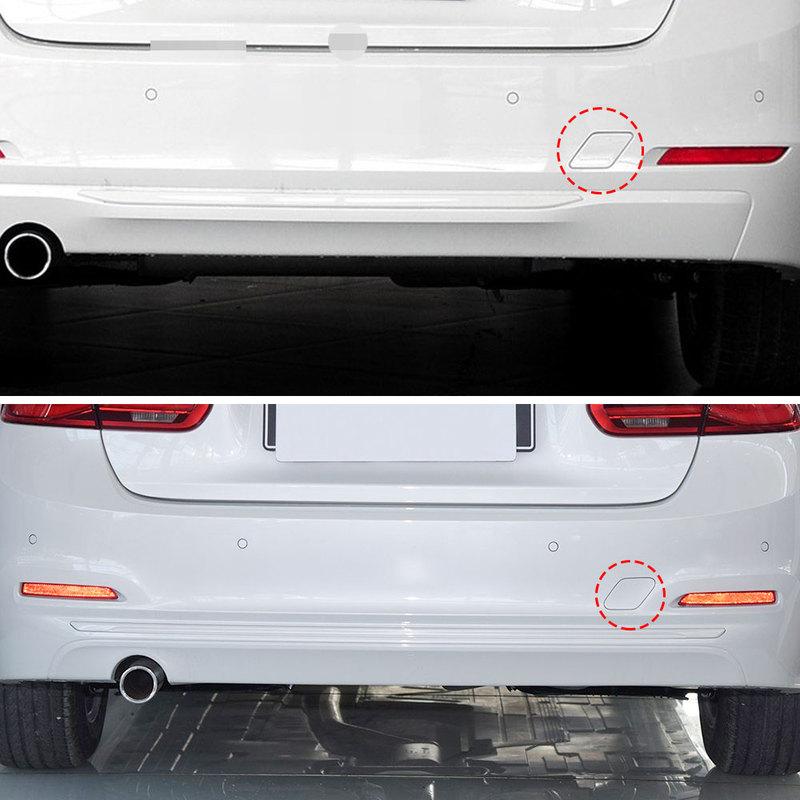 For BMW F30 Car Rear Bumper Tow Hook Cover Cap Black White For BMW 3 Series 318 320 323 330 335 51127312748 51127384417