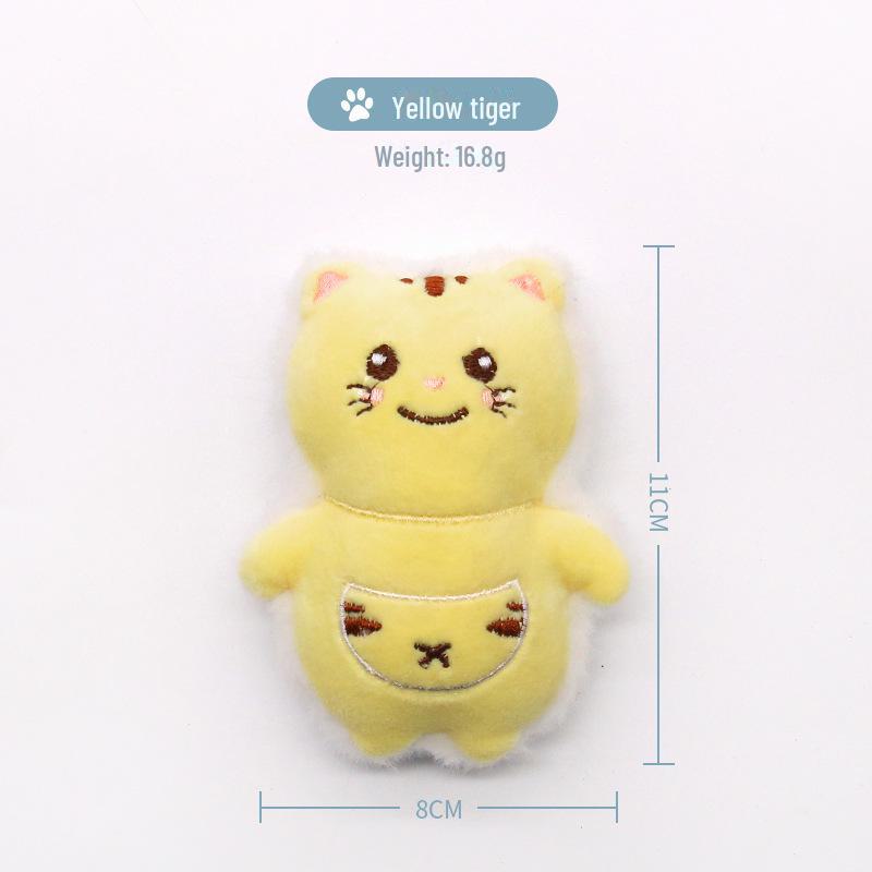 Plyšová hračka pro kočky s šantou kočičí: Samoobslužný, Odolný proti kousání a Odolný proti poškrábání.