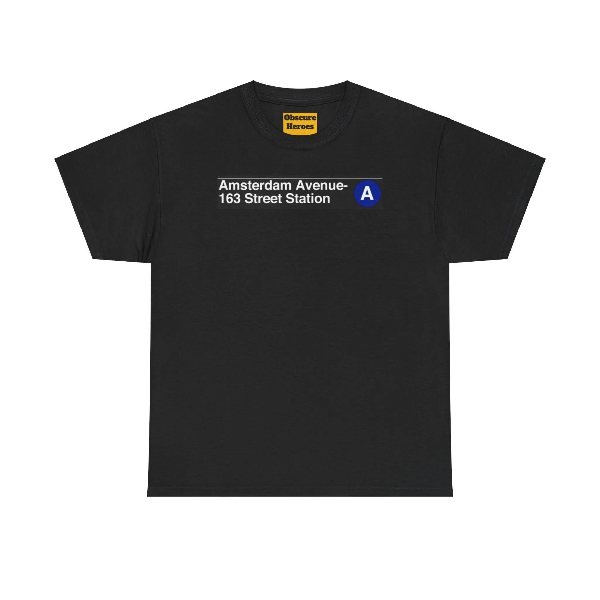 

163Rd Amsterdam Ave T Shirt Essential Harajuku Unisex Style S разноцветный