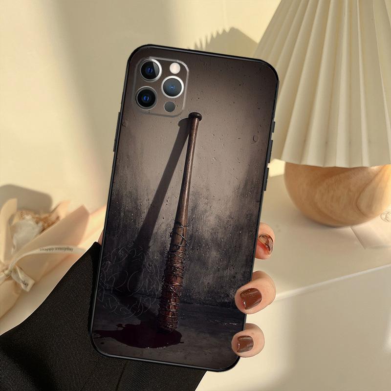 The Walking Dead Negan Case For iPhone 11 12 13 14 15 16 Pro Max Cover For iPhone 13 12 Mini XR X XS Max Plus