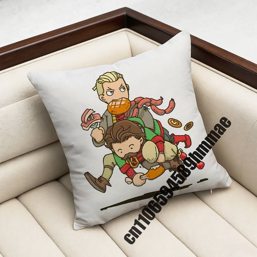 For K-Kingdom Come Deliverance Hans Henry Kcd 2 Throw Pillow Case Sham 45X45Cm 35X35Cm Square Bedroom Pillowcase Cushion Cover