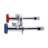 Grifo de Agua Sin Escarcha 3/4 Macho GHT Latón Antihielo Grifo de Agua Caliente Fría para Exteriores