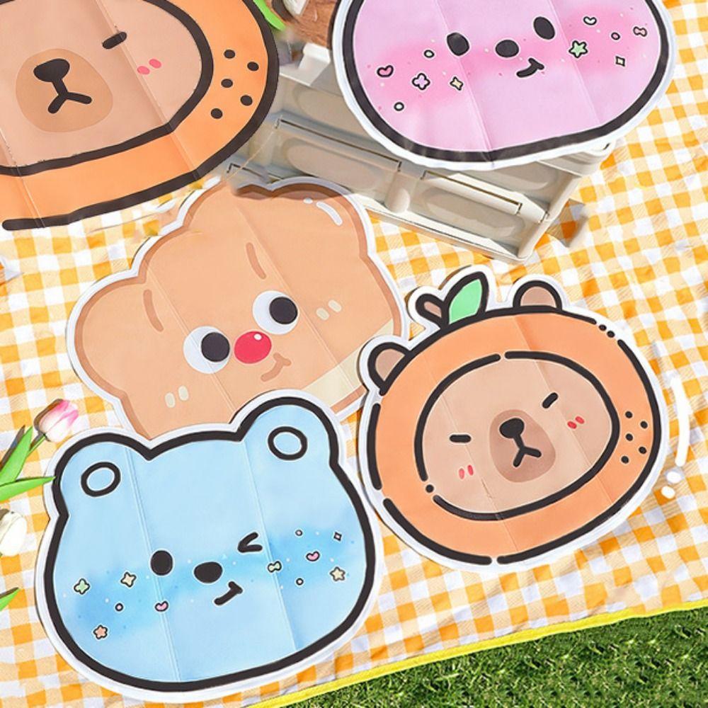 

Подушка для льда из ПВХ/геля с рисунком на стуле, симпатичная летняя охлаждающая подушка для предотвращения теплового удара