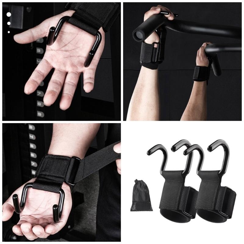 Professionell lyftkrok Styrketräning Bekväm handledsstödsrem för Marklyft Chins Gymträning