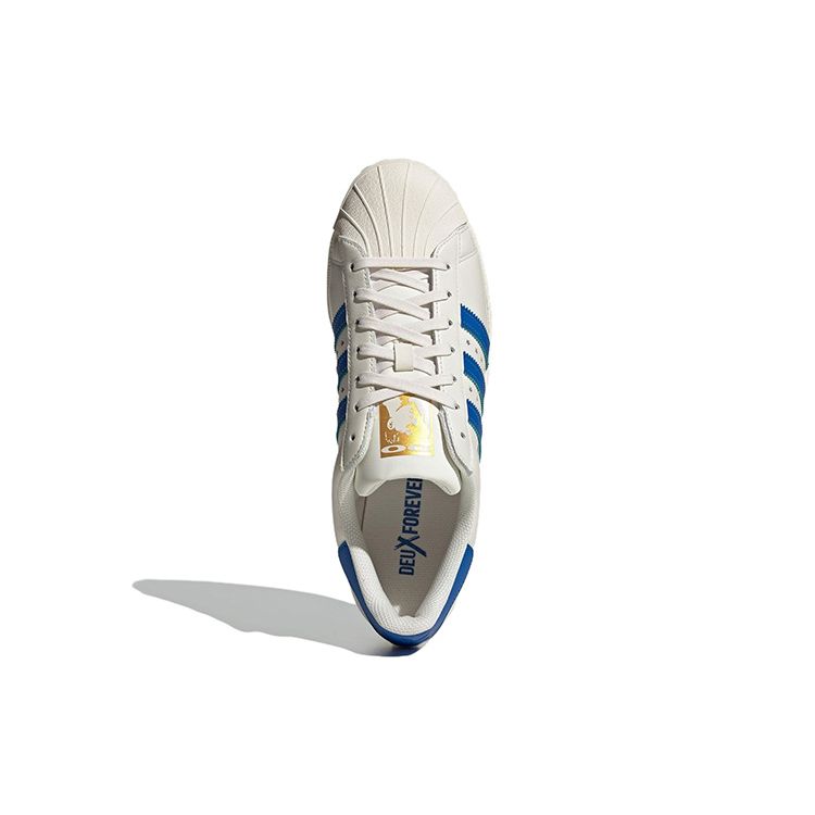 Adidas Originals Superstar 80S Comfortable Skate Shoes Unisex Sneakers Light-Blue IF6292
