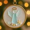 Coastal Christmas Ornaments Acrylic Christmas Coastal Ornament Beach Themed Pendant For Window Wall Living Room Holiday Home