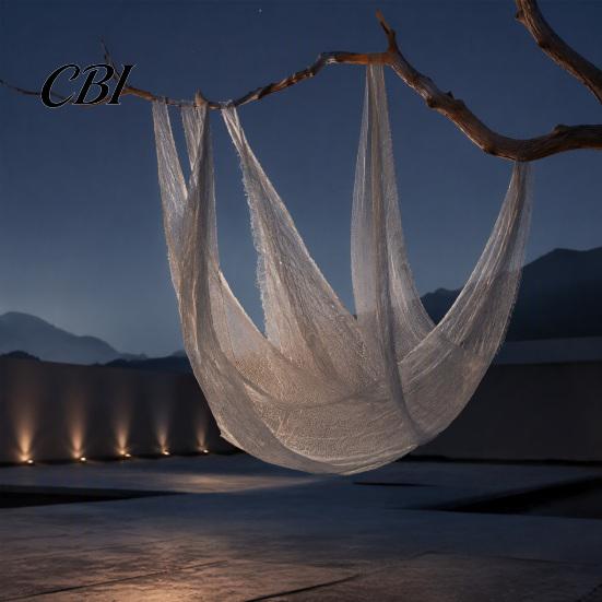 Soft Flexible Gauze for Door Frames Halloween Creepy Cloth, Spooky Gauze, Fabric Tapestry Decorations, 72 x 30inch Indoor Outdoor Realistic