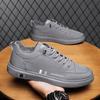 Fashion Men's Casual Board Shoes 2025 Autumn New Arrival Ice Silk Breathable Fashion European Style Wholesale Men's Footwear
