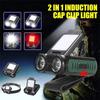 Wave Sensing Headlamp 10w Flashlight Running Mini Rechargeable Fishing Clip On Outdoor Adjustable Work Waterproof Led Hiking Hat