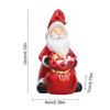 Christmas Figurines Resin Statue Seasonal Decorations Santa Claus Snowman Desktop Sculptures For Indoor Party Bookshelf Mantel