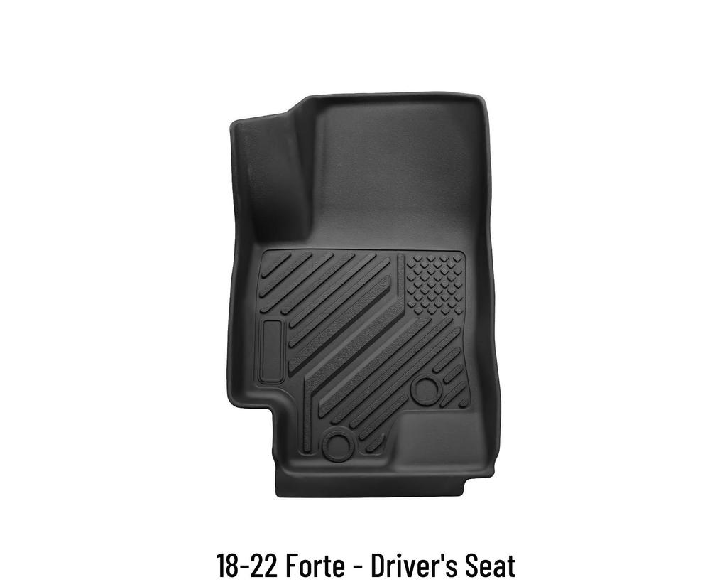 Forte 18-22 High-Edge 3D TPE Foot Mats - Eco-Friendly Interior Modification