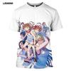 Summer Style T-Shirt Men Women T-shirt 3D Print Anime Game A Certain Scientific Railgun T Harajuku T Shirt Clothing